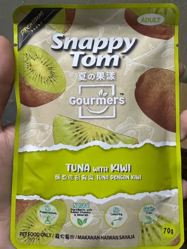Pate Snappy Tom trái cây 0
